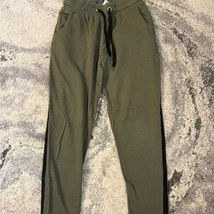 Olive Green Kids Jogger Pants